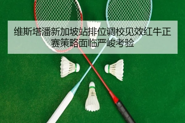 维斯塔潘新加坡站排位调校见效红牛正赛策略面临严峻考验